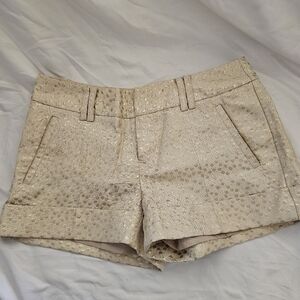 Elegant Cream Women's Shorts